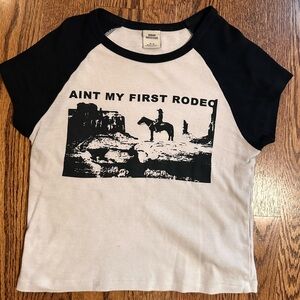 Urban Outfitters B&W Baby Tee!